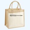 Cotton Pocket Jute Midi Tote Thumbnail