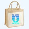 Cotton Pocket Jute Midi Tote Thumbnail