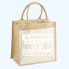 Cotton Pocket Jute Midi Tote Thumbnail