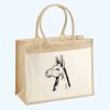 Cotton Pocket Jute Shopper Thumbnail