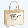 Cotton Pocket Jute Shopper Thumbnail