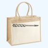 Cotton Pocket Jute Shopper Thumbnail