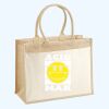 Cotton Pocket Jute Shopper Thumbnail