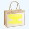 Cotton Pocket Jute Shopper Thumbnail